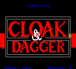 Cloak & Dagger (rev 5) Title Screen